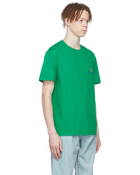 grünes T-Shirt mit einem Rundhalsausschnitt von Noah