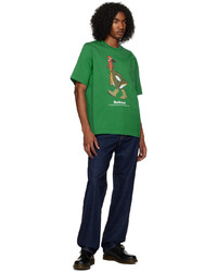 grünes T-Shirt mit einem Rundhalsausschnitt von Barbour
