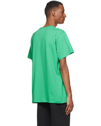 grünes T-Shirt mit einem Rundhalsausschnitt von PANGAIA
