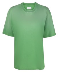 grünes T-Shirt mit einem Rundhalsausschnitt von Haikure