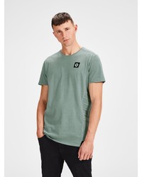 grünes T-Shirt mit einem Rundhalsausschnitt von Jack & Jones