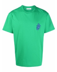 grünes T-Shirt mit einem Rundhalsausschnitt von JW Anderson