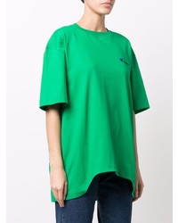 grünes T-Shirt mit einem Rundhalsausschnitt von Ader Error