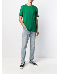 grünes T-Shirt mit einem Rundhalsausschnitt von Ralph Lauren