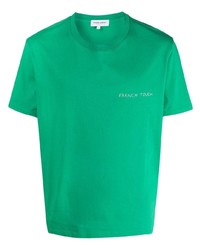 grünes T-Shirt mit einem Rundhalsausschnitt von Maison Labiche