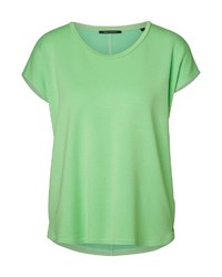 grünes T-Shirt mit einem Rundhalsausschnitt von Marc O'Polo