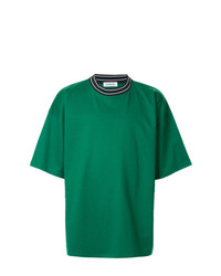 grünes T-Shirt mit einem Rundhalsausschnitt von Monkey Time