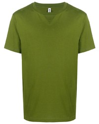 grünes T-Shirt mit einem Rundhalsausschnitt von Moschino