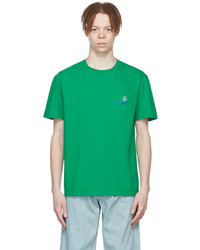 grünes T-Shirt mit einem Rundhalsausschnitt von Noah