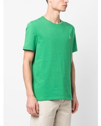 grünes T-Shirt mit einem Rundhalsausschnitt von Polo Ralph Lauren