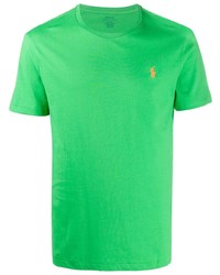 grünes T-Shirt mit einem Rundhalsausschnitt von Polo Ralph Lauren