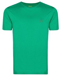 grünes T-Shirt mit einem Rundhalsausschnitt von Polo Ralph Lauren