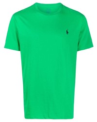 grünes T-Shirt mit einem Rundhalsausschnitt von Polo Ralph Lauren