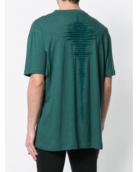 grünes T-Shirt mit einem Rundhalsausschnitt von Forcerepublik