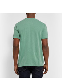 grünes T-Shirt mit einem Rundhalsausschnitt von J.Crew