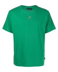 grünes T-Shirt mit einem Rundhalsausschnitt von SPORT b. by agnès b.