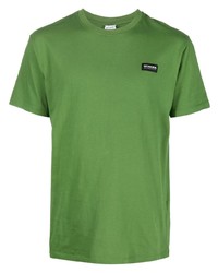 grünes T-Shirt mit einem Rundhalsausschnitt von Sundek
