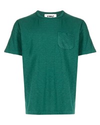 grünes T-Shirt mit einem Rundhalsausschnitt von YMC