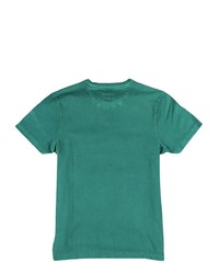 grünes T-shirt mit einer Knopfleiste von ENGBERS