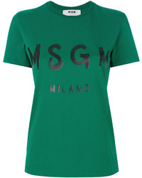 grünes T-shirt von MSGM
