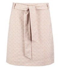 hellbeige A-Linienrock von Comma