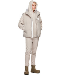 hellbeige ärmellose Jacke von Canada Goose