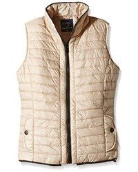 hellbeige ärmellose Jacke von Tantra