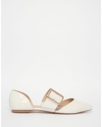 hellbeige Ballerinas von Asos