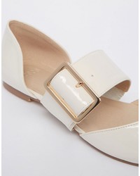 hellbeige Ballerinas von Asos