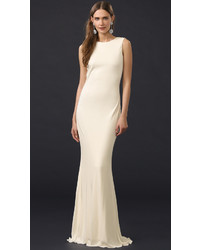 hellbeige Ballkleid von Badgley Mischka