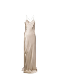 hellbeige Ballkleid von Michelle Mason