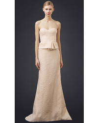 hellbeige Ballkleid von J. Mendel