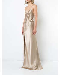 hellbeige Ballkleid von Michelle Mason