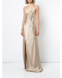 hellbeige Ballkleid von Michelle Mason