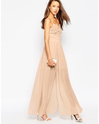 hellbeige Ballkleid von Asos