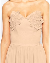 hellbeige Ballkleid von Asos