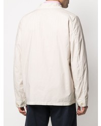 hellbeige Shirtjacke aus Baumwolle von Aspesi