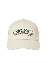 hellbeige bedruckte Baseballkappe von Jack & Jones