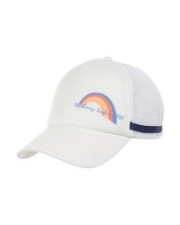 hellbeige bedruckte Baseballkappe von Roxy