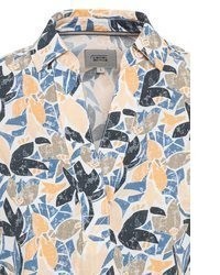hellbeige bedruckte Bluse von camel active