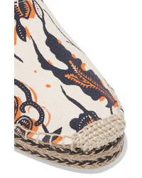 hellbeige bedruckte Espadrilles von Etoile Isabel Marant