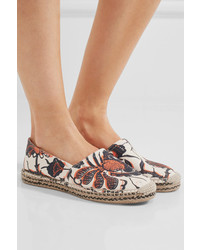 hellbeige bedruckte Espadrilles von Etoile Isabel Marant