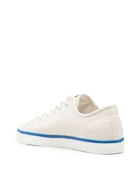 hellbeige bedruckte niedrige Sneakers von Isabel Marant