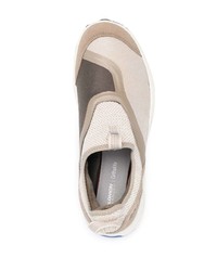 hellbeige bedruckte Slip-On Sneakers von Salomon S/Lab