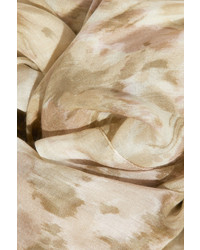 hellbeige bedruckter Schal von AERIN