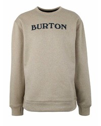 hellbeige bedrucktes Sweatshirt von Burton