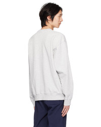 hellbeige bedrucktes Sweatshirt von Sporty & Rich