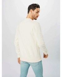 hellbeige bedrucktes Sweatshirt von Scotch & Soda