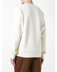 hellbeige bedrucktes Sweatshirt von Stella McCartney