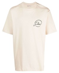 hellbeige bedrucktes T-Shirt mit einem Rundhalsausschnitt von Filson